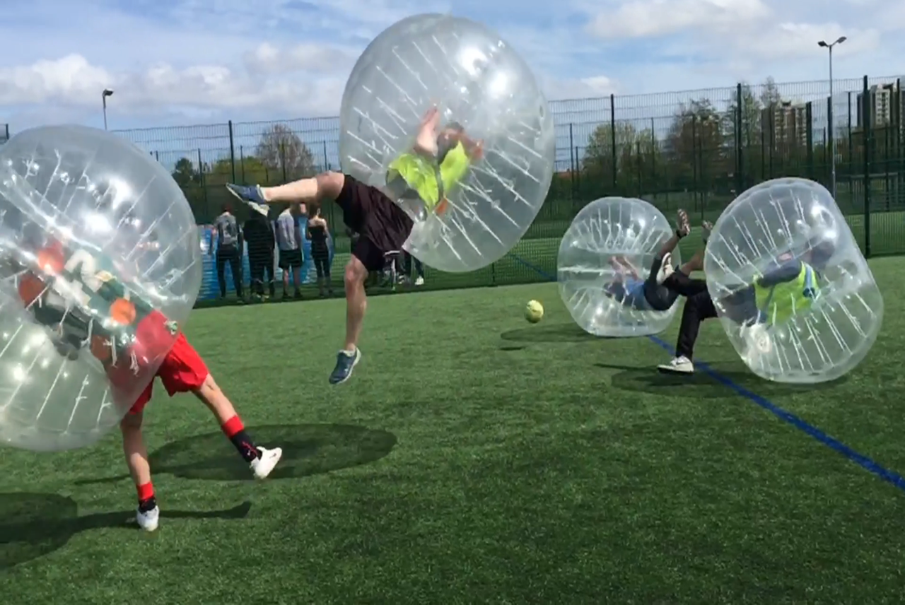 newcastle bubble football